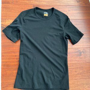 Icebreaker Merino Black T-Shirt Small
